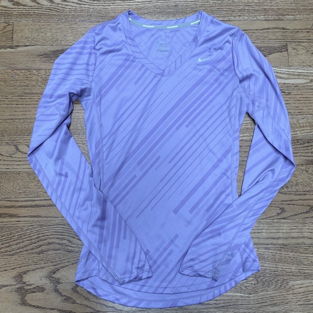 Nike Running Dri Fit long sleeved top.